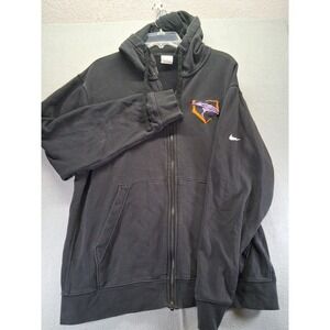 Nike Full Zip Sweater Black Hoodie‎ Mens Size Large Texas High School